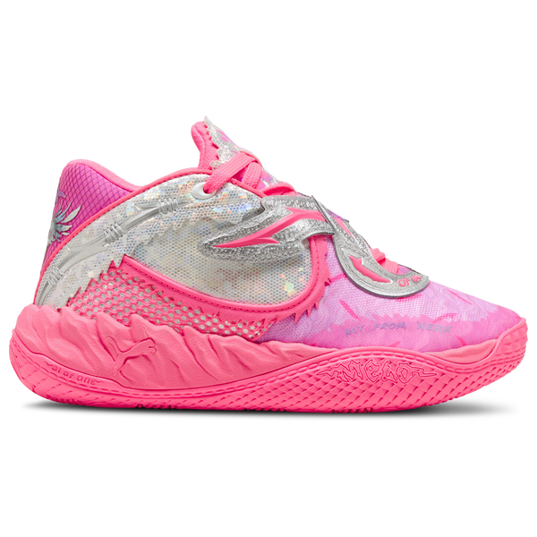 PUMA MB.05 World Tour - Boys' Grade School - Pink/Silver