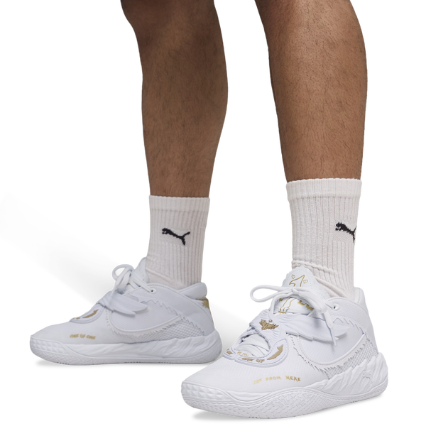 PUMA MB.05 - Men's - White/Gold - Image 8