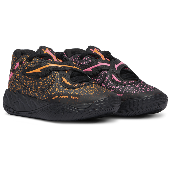 PUMA MB.05 Shadows - Boys' Grade School - Black/Pink/Orange - Image 2