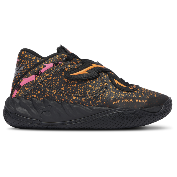 PUMA MB.05 Shadows - Boys' Grade School - Black/Pink/Orange - Image 6