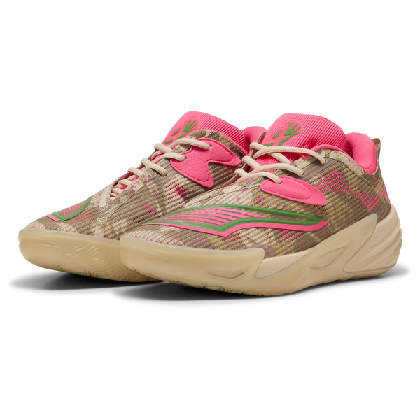 PUMA All-Pro Nitro 2 Flau'jae - Men's - Sand Dune/Green Fruit/Pure Pink - Image 6