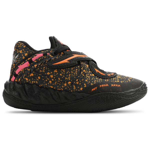 PUMA MB.05 Shadows - Boys' Preschool - Black/Pink/Orange - Image 3