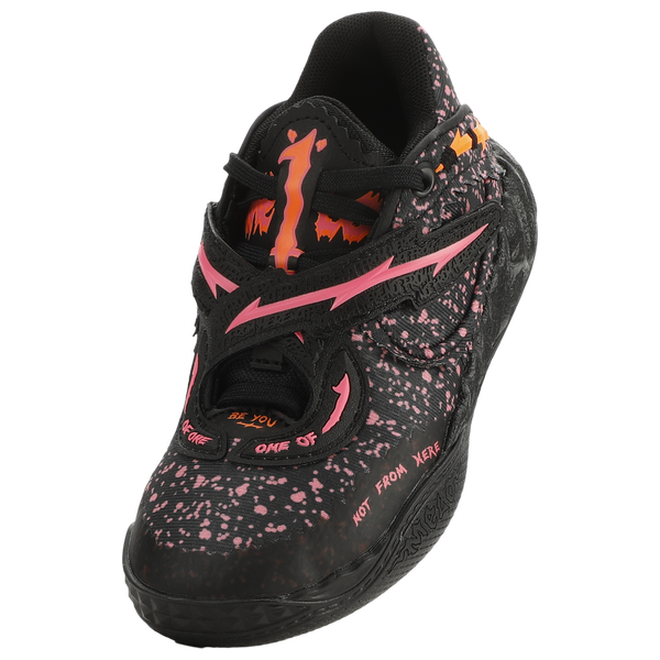 PUMA MB.05 Shadows - Boys' Preschool - Black/Pink/Orange - Image 8