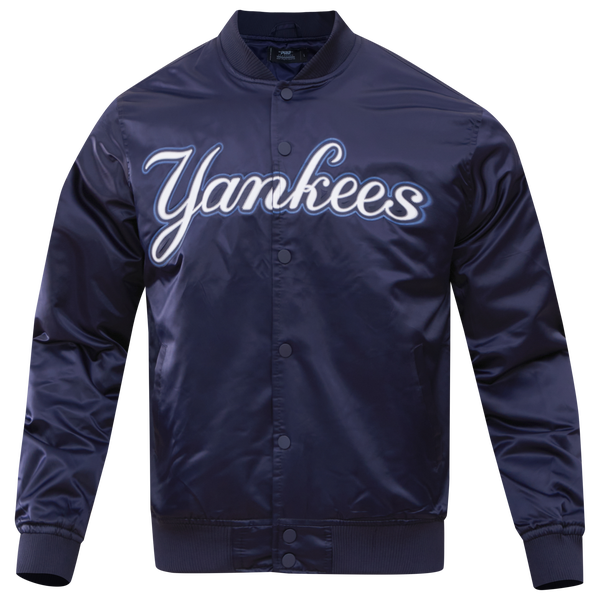 Pro Standard NEW YORK YANKEES SATIN JACKET - Men's - Midnight Navy