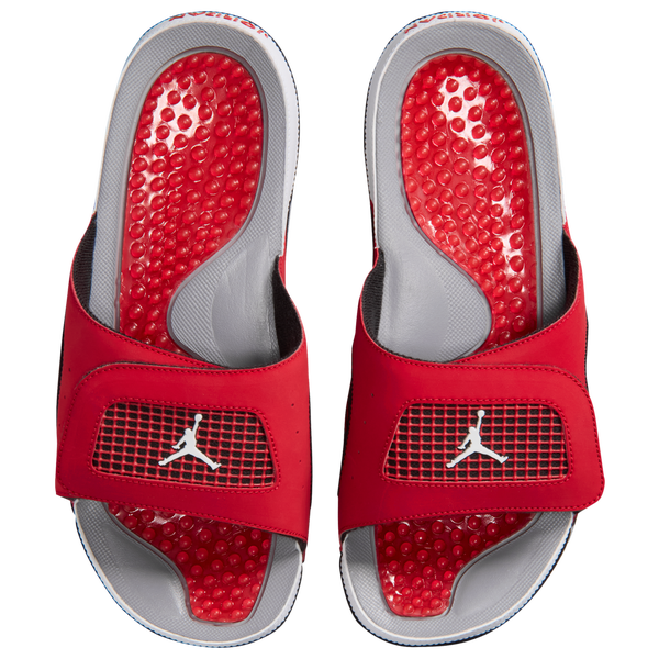 Jordan Retro 4 Hydro - Men's - Fire Red/White/Black - Image 3