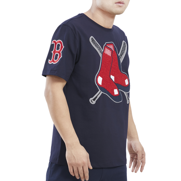 Pro Standard RED SOX MASH UP SJ TEE - Men's - Midnight Navy - Image 3