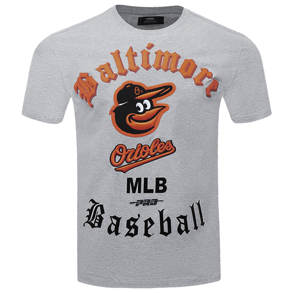 Pro Standard ORIOLES OLD ENGLISH SJ TEE - Men's - Heather Grey