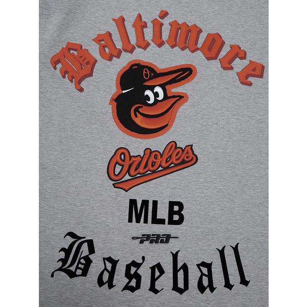 Pro Standard ORIOLES OLD ENGLISH SJ TEE - Men's - Heather Grey - Image 5