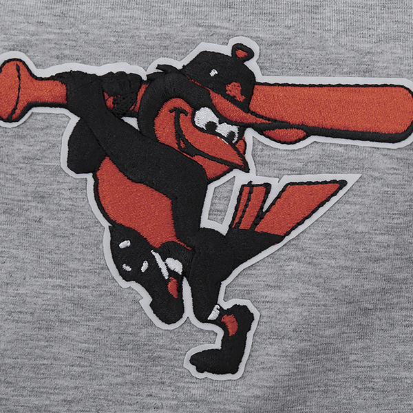 Pro Standard ORIOLES OLD ENGLISH SJ TEE - Men's - Heather Grey - Image 6