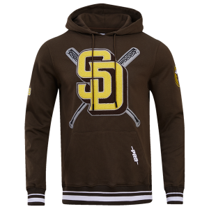 Pro Standard PADRES MASH UP RIB FLC PO HOODIE - Men's - Brown