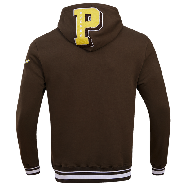 Pro Standard PADRES MASH UP RIB FLC PO HOODIE - Men's - Brown - Image 2