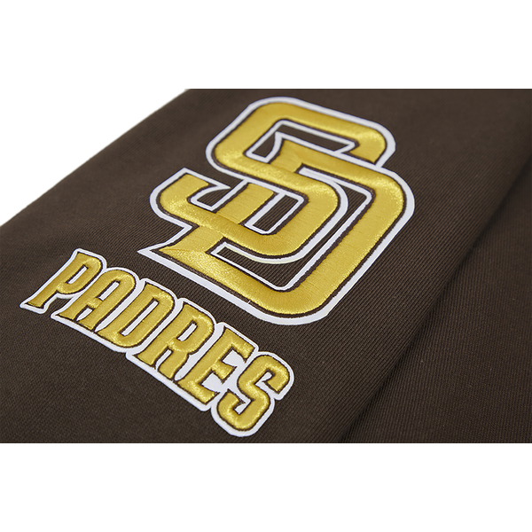 Pro Standard PADRES MASH UP RIB FLC PO HOODIE - Men's - Brown - Image 8