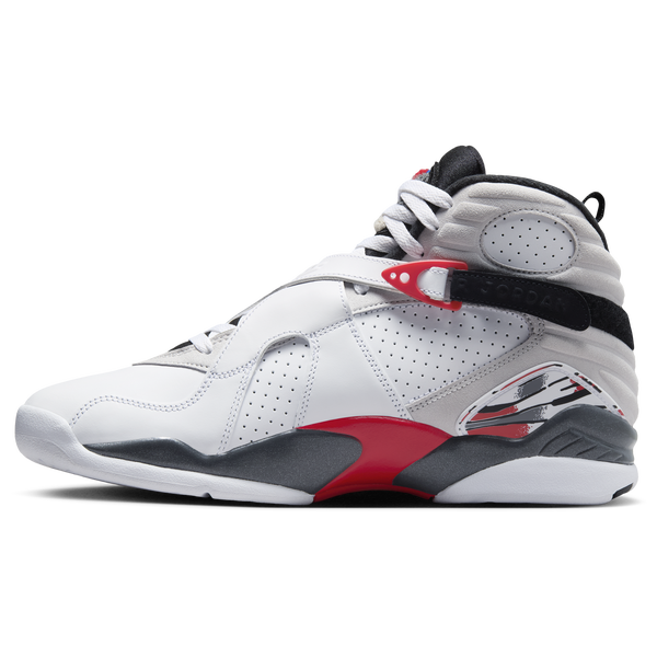 Jordan Retro 8 - Boys' Grade School - White/Black/True Red - Image 2