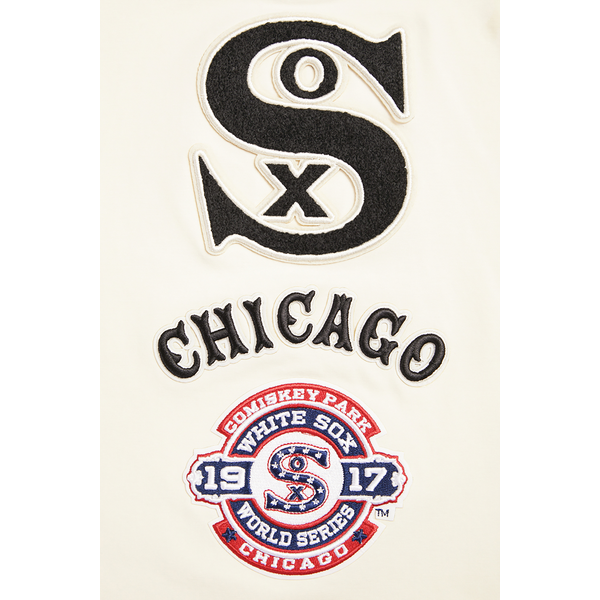 Pro Standard WHITE SOX RETRO CLASSIC SJ STRIPED TEE - Men's - Eggshell/Black - Image 5