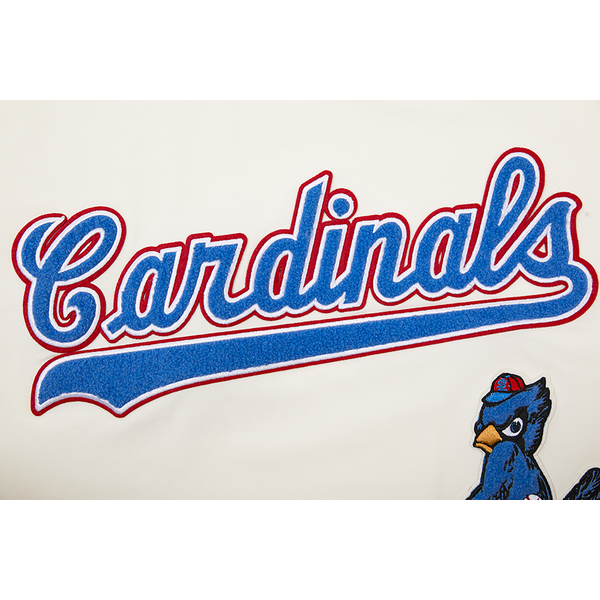 Pro Standard CARDINALS RETRO CLASSIC SJ STRIPED TEE - Men's - Eggshell/University Blue - Image 5