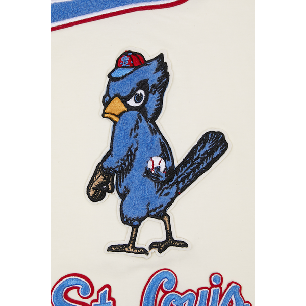 Pro Standard CARDINALS RETRO CLASSIC SJ STRIPED TEE - Men's - Eggshell/University Blue - Image 7