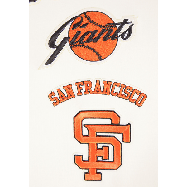 Pro Standard GIANTS RETRO CLASSIC DK TEE - Men's - Eggshell/Black - Image 6