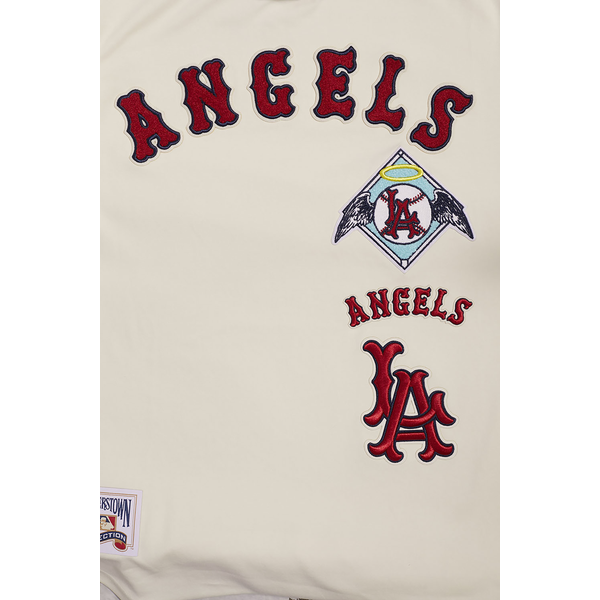 Pro Standard ANGELS RETRO CLASSIC DK TEE - Men's - Eggshell/Red - Image 5