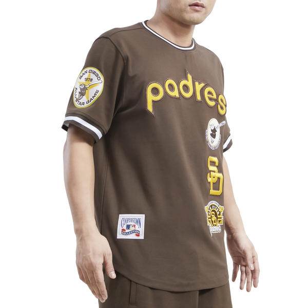 Pro Standard PADRES RETRO CLASSIC DK TEE - Men's - Brown - Image 3