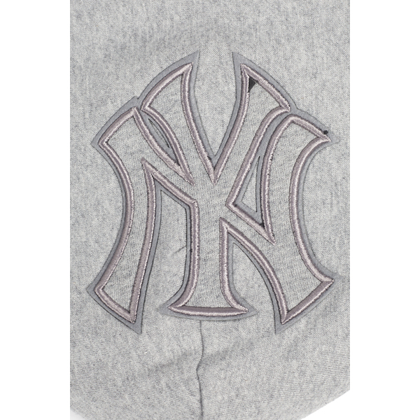 Pro Standard Yankees Pullover Hoodie - Men's - Dark Heather Gray - Image 8