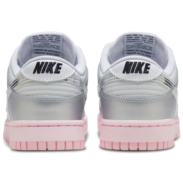 Nike Dunk Low LX - Women's - Photon Dust/Metallic Silver/Pink Foam - Image 3