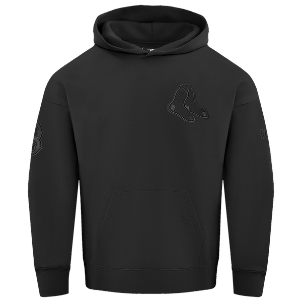 Pro Standard RED SOX NEUTRAL DROP SHOULDER FLC PO HOODIE - Men's - Black