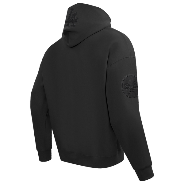 Pro Standard DODGERS NEUTRAL DROP SHOULDER FLC PO HOODIE - Men's - Black - Image 4