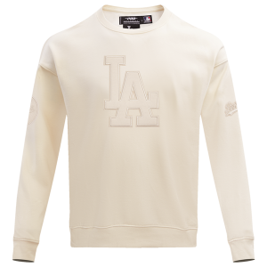 Pro Standard LOS ANGELES DODGERS SWEATSHIRT - Men's - Eggshell