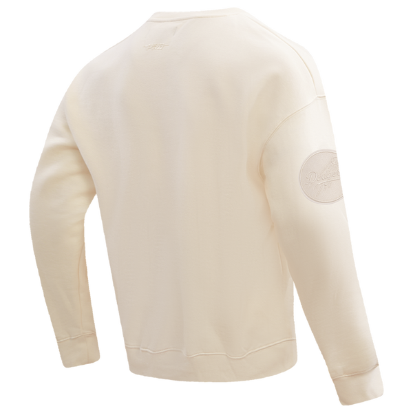 Pro Standard LOS ANGELES DODGERS SWEATSHIRT - Men's - Eggshell - Image 4