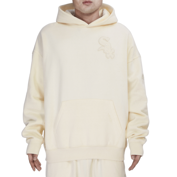 Pro Standard WHITE SOX NEUTRAL DROP SHOULDER FLC PO HOODIE - Men's - Eggshell