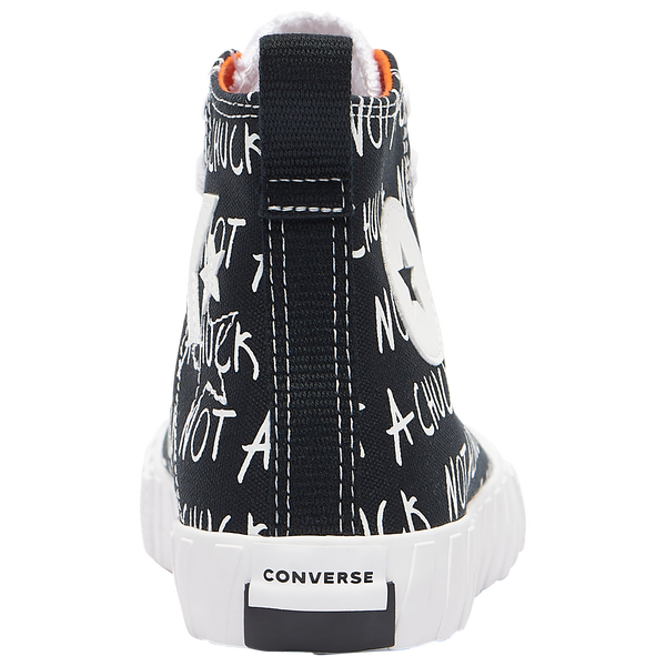 Converse CTAS Hi UNT1T!3D OG - Boys' Preschool - Black/White - Image 3