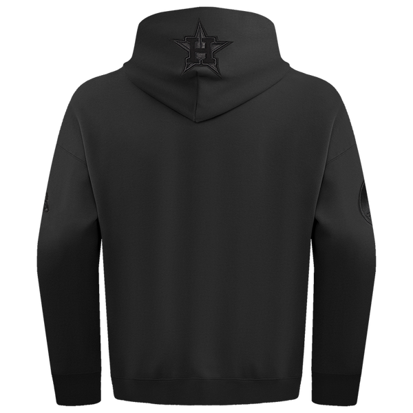 Pro Standard ASTROS NEUTRAL DROP SHOULDER FLC PO HOODIE - Men's - Black - Image 2