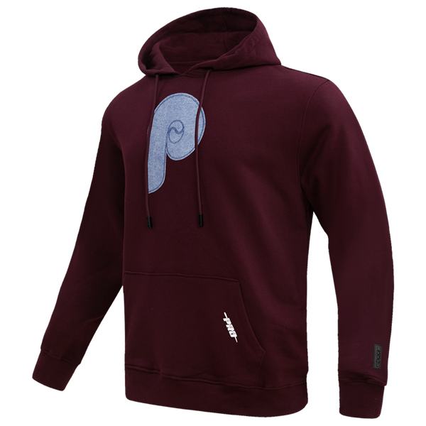Pro Standard Phillies Pullover Hoodie - Men's - Wine - Image 3