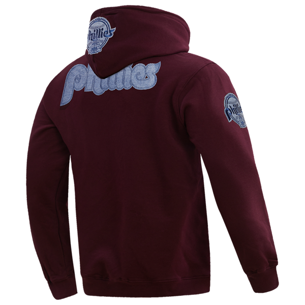 Pro Standard Phillies Pullover Hoodie - Men's - Wine - Image 4