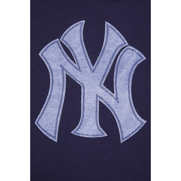 Pro Standard Yankees Pullover Hoodie - Men's - Midnight Navy - Image 5
