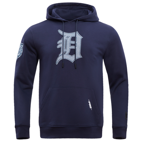 Pro Standard Tigers Pullover Hoodie - Men's - Midnight Navy