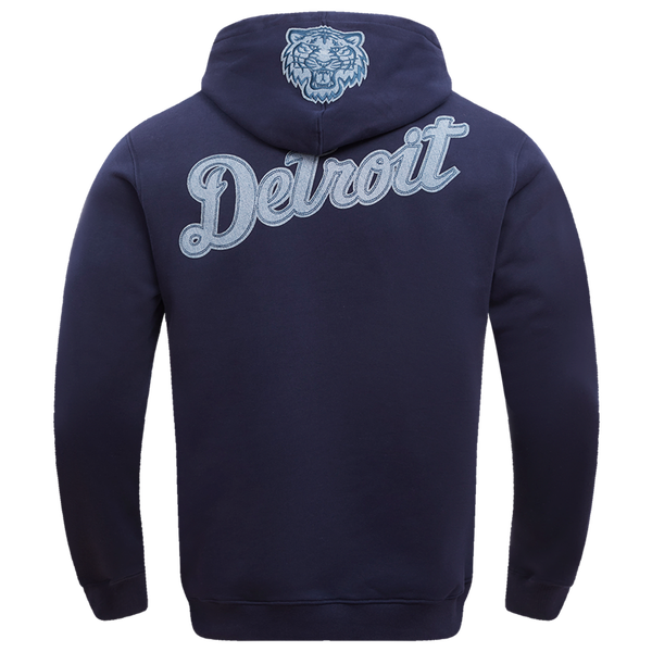 Pro Standard Tigers Pullover Hoodie - Men's - Midnight Navy - Image 2