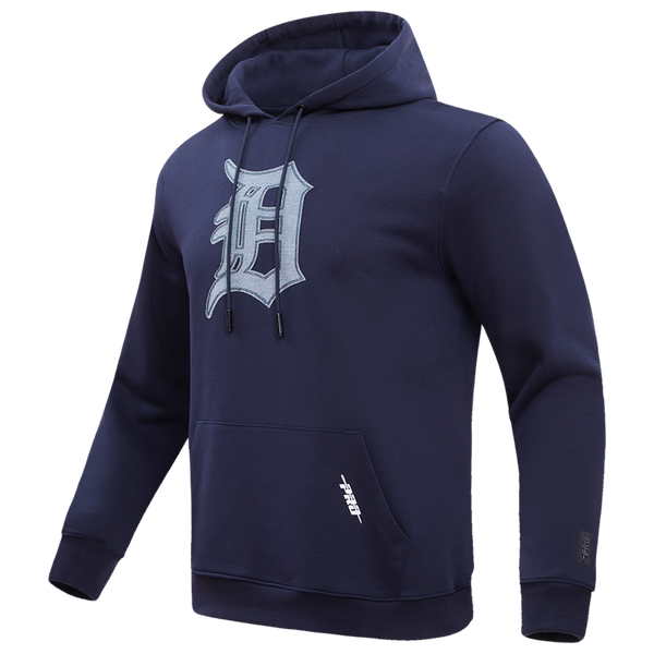 Pro Standard Tigers Pullover Hoodie - Men's - Midnight Navy - Image 3