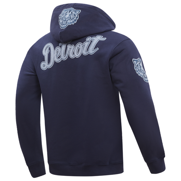 Pro Standard Tigers Pullover Hoodie - Men's - Midnight Navy - Image 4