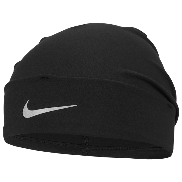 Nike Dri-FIT Peak Cuffed Beanie - Adult - Silver/Black