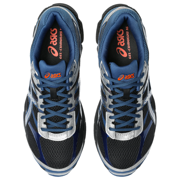 ASICS® GEL-Cumulus 16 - Men's - Illusion Blue/Black/Orange - Image 4