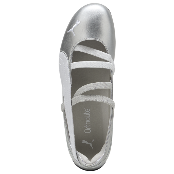 PUMA Speedcat Ballet Metallic - Women's - Silver Metallic/White - Image 4