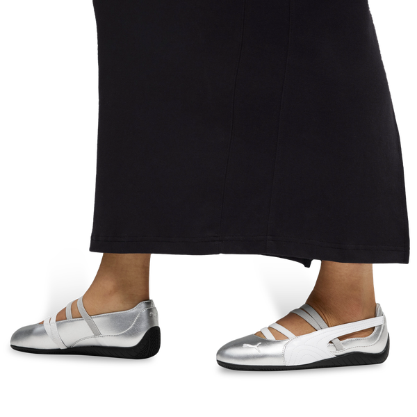 PUMA Speedcat Ballet Metallic - Women's - Silver Metallic/White - Image 8