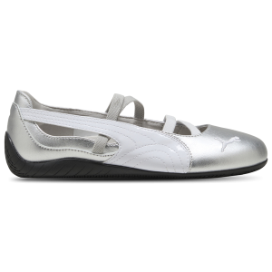 PUMA Speedcat Ballet - Girls' Grade School - Puma White/Metallic Ash Grey