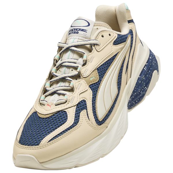 PUMA Fade Nitro Ls - Men's - Alpine Snow/Canvas/Blue Jewel - Image 7