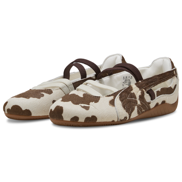 PUMA Speedcat Ballet Cow - Women's - Chocolate Brown/Warm White - Image 4