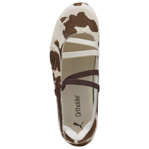 PUMA Speedcat Ballet Cow - Women's - Chocolate Brown/Warm White - Image 6