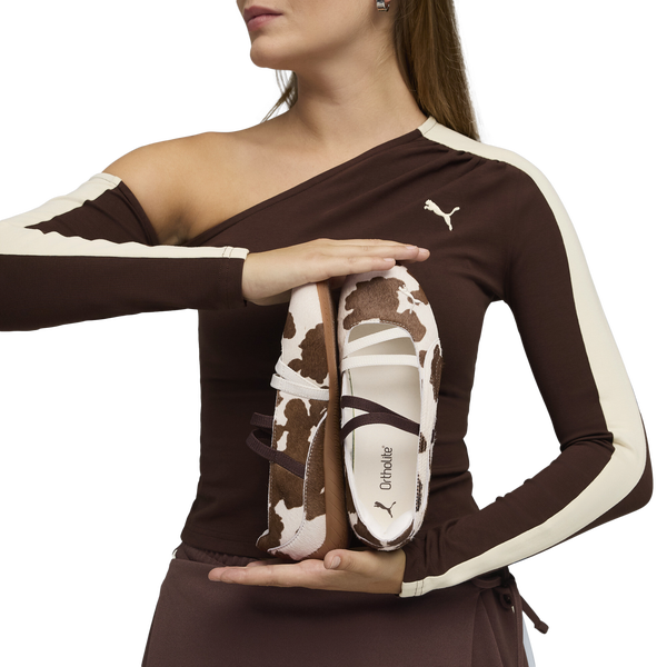 PUMA Speedcat Ballet Cow - Women's - Chocolate Brown/Warm White - Image 8