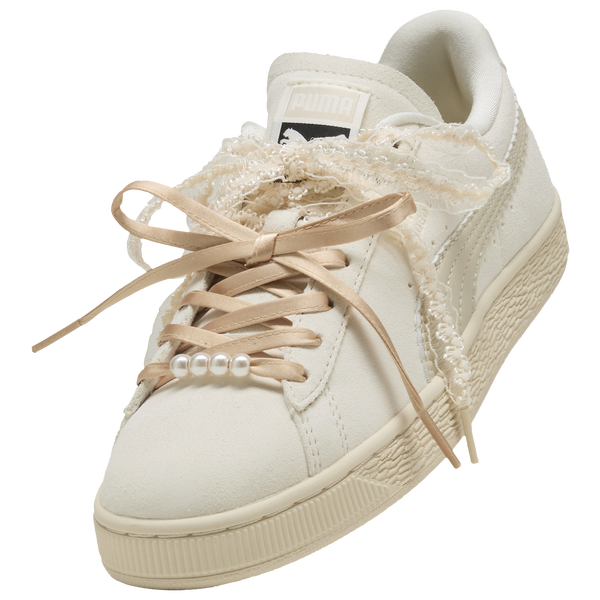 PUMA Suede Bloom - Women's - White/White - Image 7