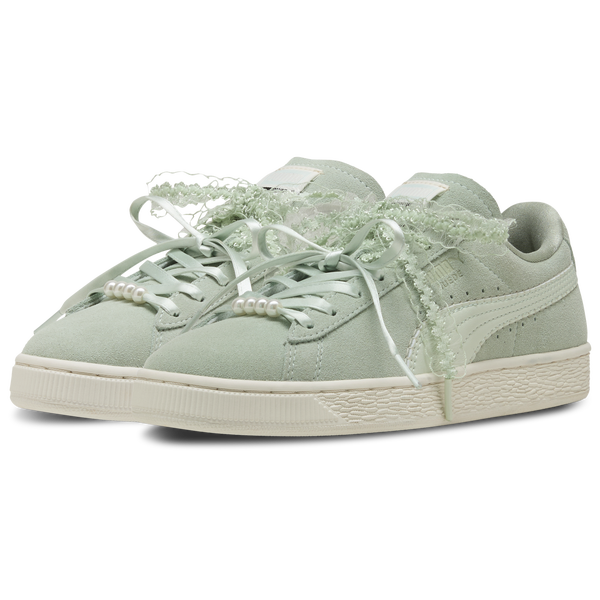 PUMA Suede Bloom - Women's - Soft Grass/Sage Glow - Image 6